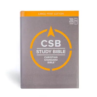 Trusted Brand CSB Study Bible, Large Print, Digital Study Edition, Hardcover