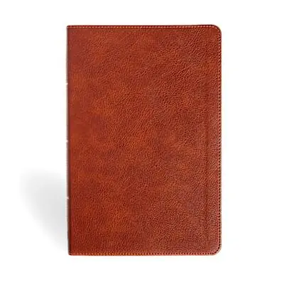 NASB Personal Size Giant Print Bible, Burnt Sienna LeatherTouch, Indexed Must Have