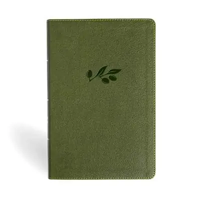 NASB Personal Size Giant Print Bible, Olive LeatherTouch Shop Now