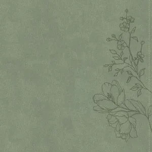 CSB Large Print Thinline Bible, Digital Study Edition, Sage SuedeSoft LeatherTouch Free Returns
