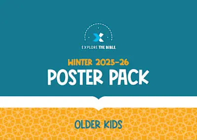 EXPLORE THE BIBLE Older Kids Poster Pack - Winter 2026 Holiday Sale