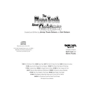 Weekend Sale The Plane Truth About Christmas - Accompaniment CD (Stereo / Split-track)