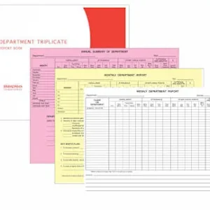 Department Triplicate Report Book Viral