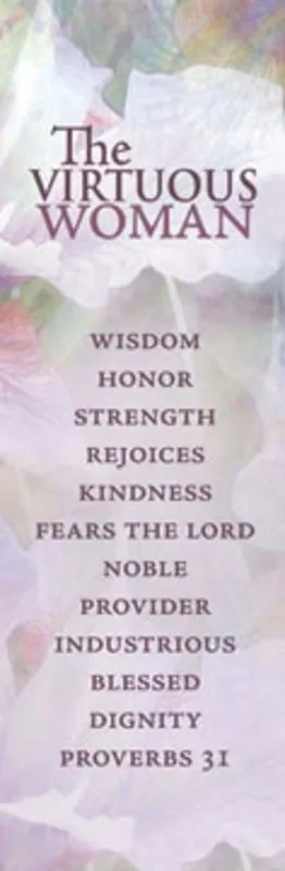 Time-Limited Inspirational Bookmark: Proverbs 31 (Package of 25)