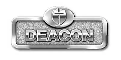 Deacon Badge with Cross - Silver Finish Exclusive Offer
