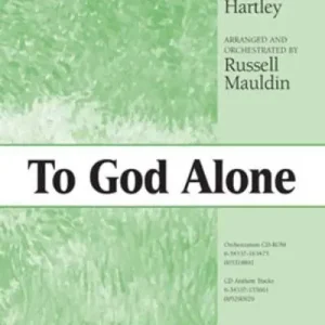 To God Alone - Anthem Accompaniment CD Luxury