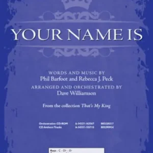 Your Name Is - Anthem Accompaniment CD Worldwide Shipping