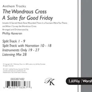 The Wondrous Cross (A Suite for Good Friday) - Anthem Accompaniment CD Limited Edition