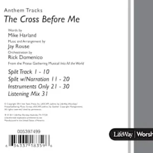 The Cross Before Me - Anthem Accompaniment CD Bulk Order