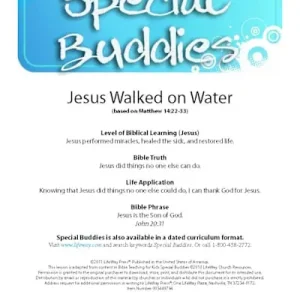 Special Buddies: Jesus Walked on Water Next Day Delivery