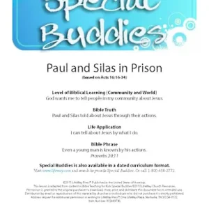 Warranty Included Special Buddies: Paul and Silas in Prison