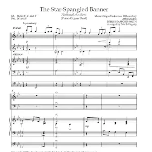 Special Offer The Star-Spangled Banner - Downloadable Keyboard Arrangement (Min. 2)