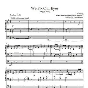 We Fix Our Eyes - Downloadable Keyboard Arrangement Mega Sale