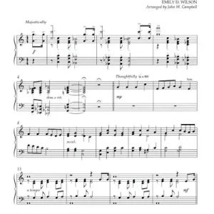 When We All Get to Heaven - Downloadable Keyboard Arrangement Fresh Stock