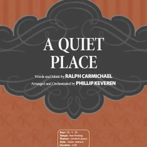 A Quiet Place - Anthem Accompaniment CD Fan Favorite