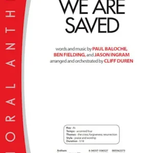 We Are Saved - Anthem Accompaniment CD Free Returns
