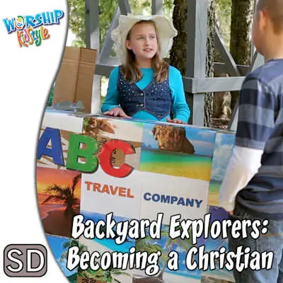 Lifeway Kids Worship: Backyard Explorers: Becoming a Christian - Application Video Next Day Delivery