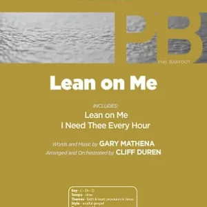 Warranty Included Lean On Me - Downloadable Soprano Rehearsal Track