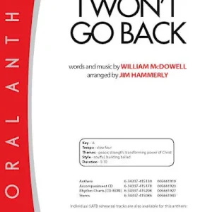 Trending I Won't Go Back - Downloadable Split-Track Accompaniment Track