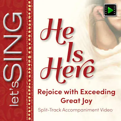 Worldwide Shipping Rejoice with Exceeding Great Joy - Downloadable Split-Track Accompaniment Video