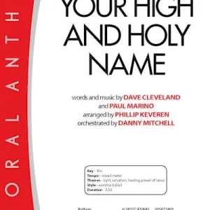 Your High and Holy Name - Anthem Accompaniment CD Next Day Delivery