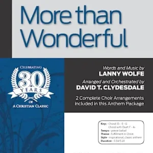 Trending More than Wonderful - Downloadable Stem Tracks