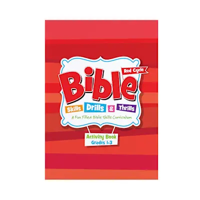 Bible Skills Drills and Thrills: Red Cycle - Grades 1-3 Activity Book No Minimum Order