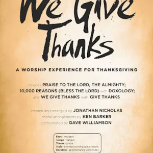 We Give Thanks - Downloadable Bass Rehearsal Track Top Rated