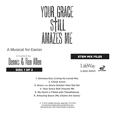 Save Now Your Grace Still Amazes Me - Stem Tracks CD-ROM