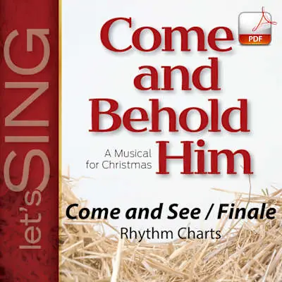 Affordable Come and See/Finale: Christmas Angels with Joy to the World! The Lord Is Come - Downloadable Rhythm Charts