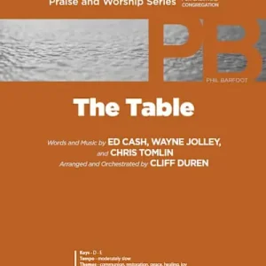 The Table - Downloadable Lyric File Today Only