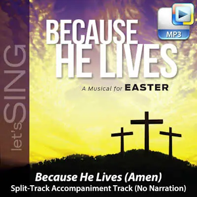 Top Rated Because He Lives (Amen) - Downloadable Split-Track Accompaniment Track