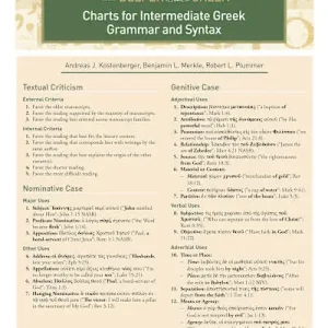 Exclusive Offer eBook - Charts for Intermediate Greek Grammar and Syntax