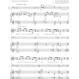 Top Pick He Will Hold Me Fast - Downloadable Bass Rehearsal Track