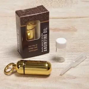 Anointing Oil Holder - Brass Finish in Box Packaging Price Drop