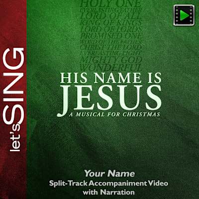 Your Name - Downloadable Split-Track Accompaniment Video with Narration Order Now