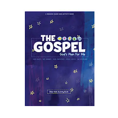 The Gospel: God's Plan for Me - Older Kids Activity Book Buy Direct