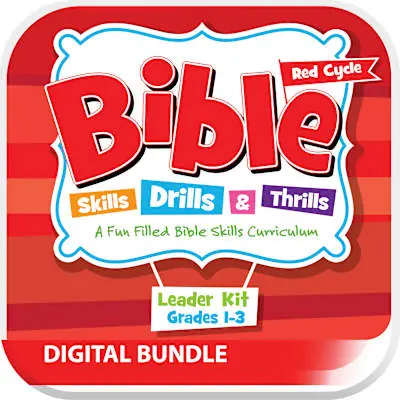 Last Chance Bible Skills Drills and Thrills Red Cycle Grade 1-3 DIGITAL Leader Kit