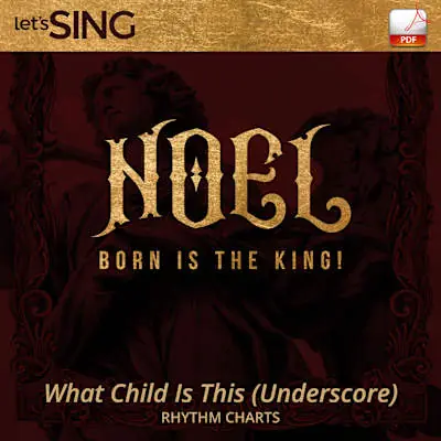 What Child Is This (Underscore) - Downloadable Rhythm Charts Factory Price