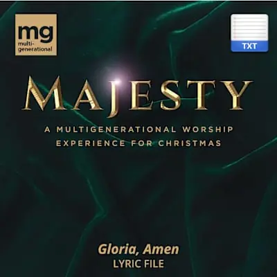 While Supplies Last Gloria, Amen - Downloadable Lyric File