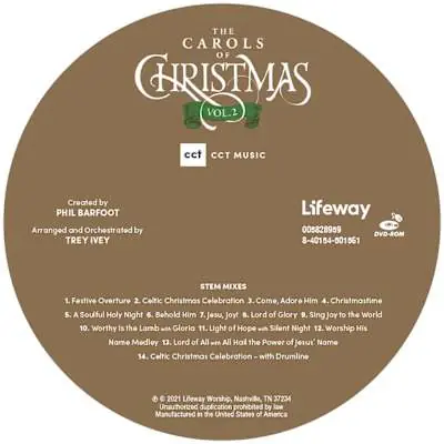 Weekend Sale The Carols of Christmas, Vol. 2 - Stem Tracks DVD-ROM