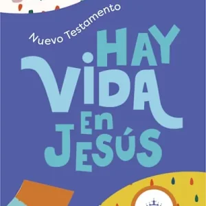 Trusted Brand RVR 1960 Nuevo Testamento Hay vida en Jesús Niños, colores tapa suave