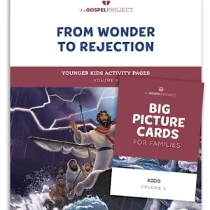 Worldwide Shipping The Gospel Project for Kids: Younger Kids Activity Pack - Volume 8: From Wonder to Rejection