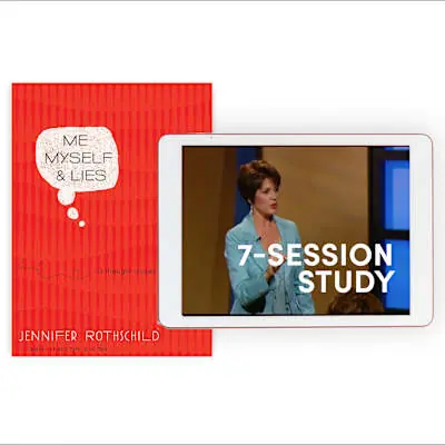 Me, Myself, & Lies - Bible Study Book + Streaming Video Access Genuine