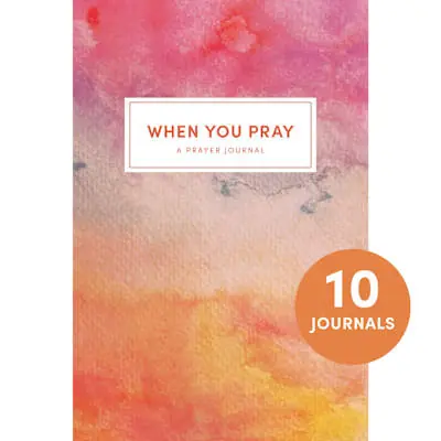 Crafted When You Pray - A Prayer Journal (Package of 10)