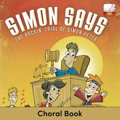 Simon Says - Downloadable Choral Book (Min. 5) Secure Checkout