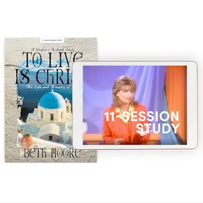 Popular To Live is Christ - Bible Study Book + Streaming Video Access