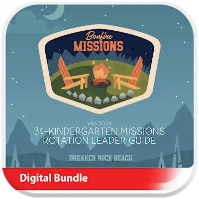 VBS 2024 3s–Kindergarten Missions Leader Guide Digital Cheap