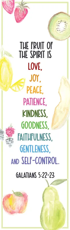 Teaching Bookmark: Fruit of the Spirit - Kids (Package of 25) Holiday Sale