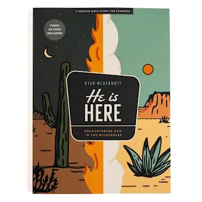 He Is Here - Teen Bible Study Book with Video Access Free Delivery